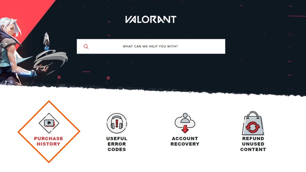 Valorant purchase history