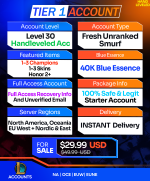 Buy League of Legends Account - LoL Smurf Accounts For Sale T1 HandLeveled