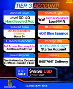 Buy League of Legends Account - LoL Smurf Accounts For Sale T3 HandLeveled