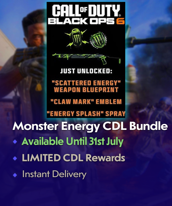 COD BO6 Monster Energy CDL Bundles