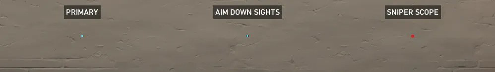 Valorant dot crosshairs
