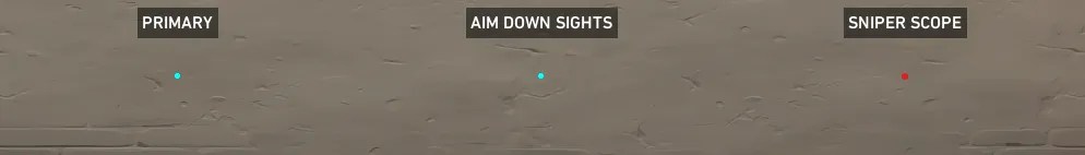 Valorant dot crosshairs