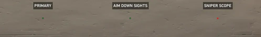 Valorant dot crosshairs