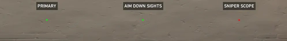 Valorant dot crosshairs