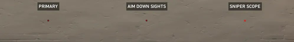 Valorant dot crosshairs