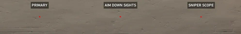 Valorant dot crosshairs