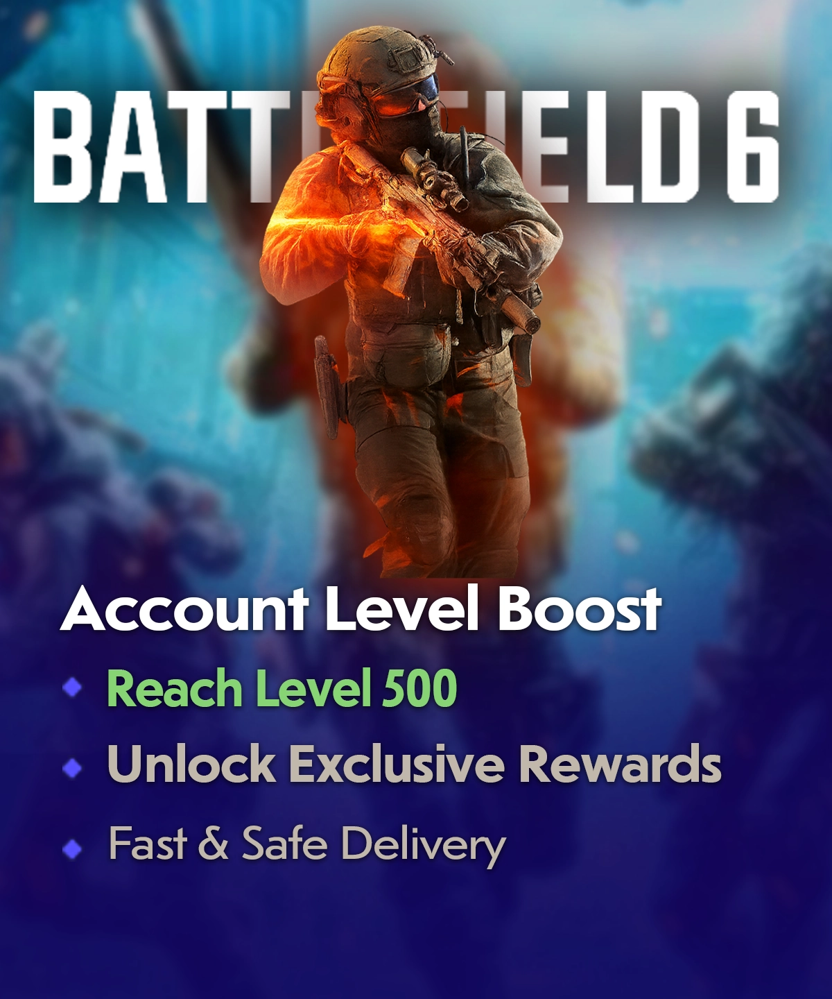 Battlefield 6 Account Level Boost