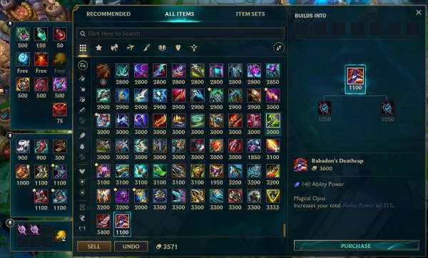 How To Favorite Items In League of Legends
