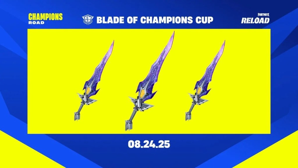 Rewards In Fortnite Blade of Champions Cup