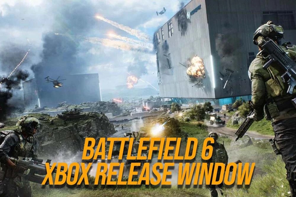 Battlefield 6 Xbox release window announcement with game visuals