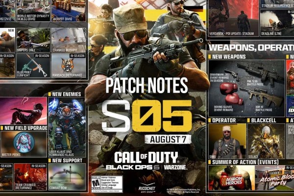 Black Ops 6 Season 5 Reloaded patch update