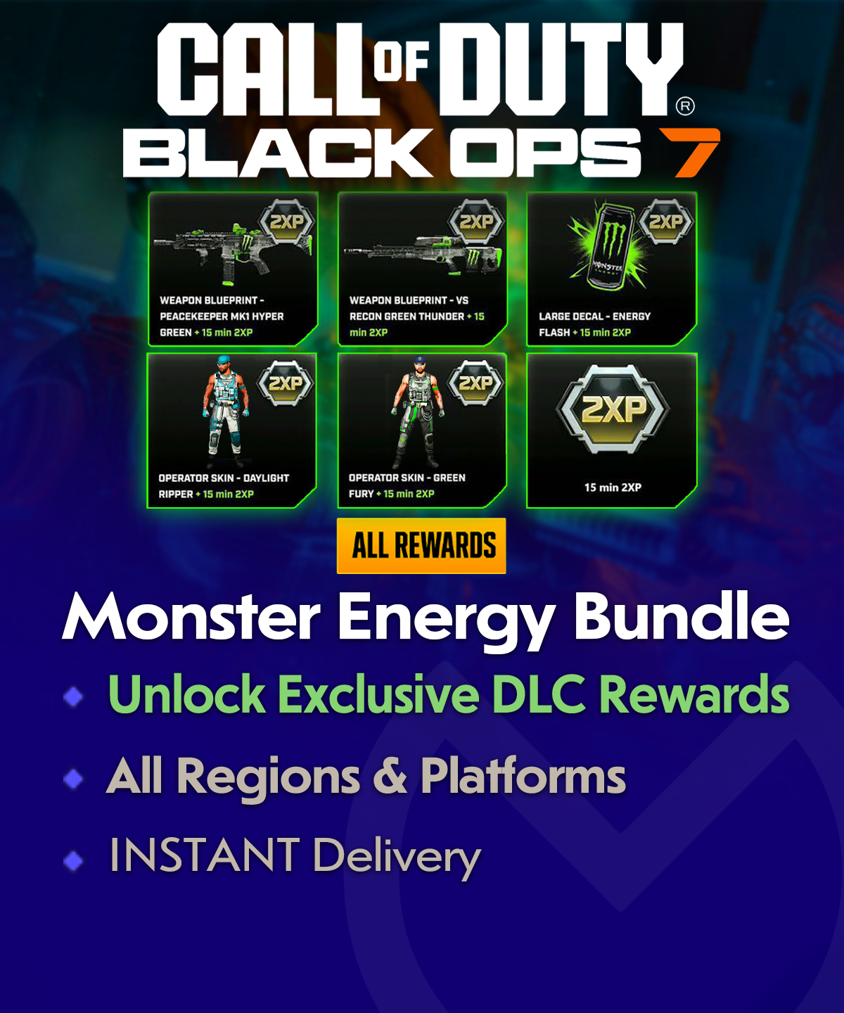 Call of Duty BO7 Monster Energy Bundle Codes