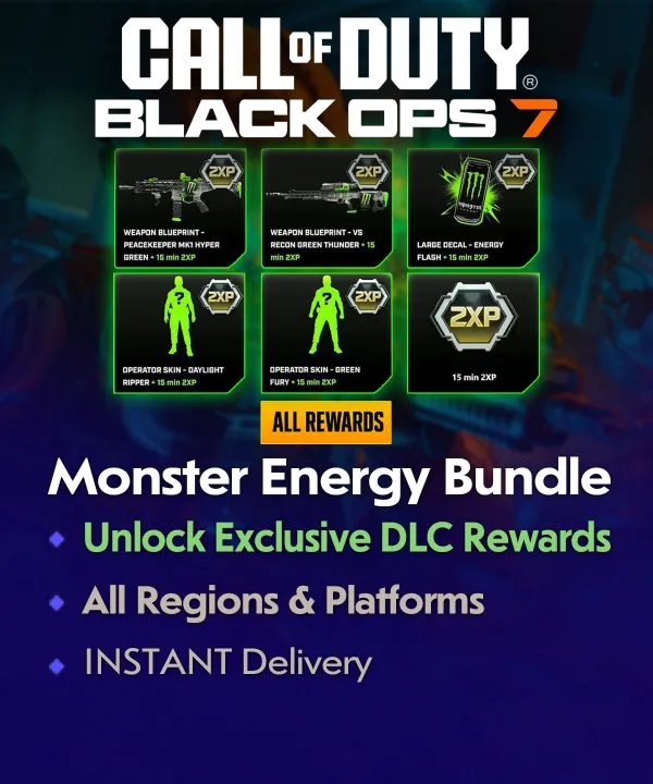 Call of Duty BO7 Monster Energy Bundle Codes