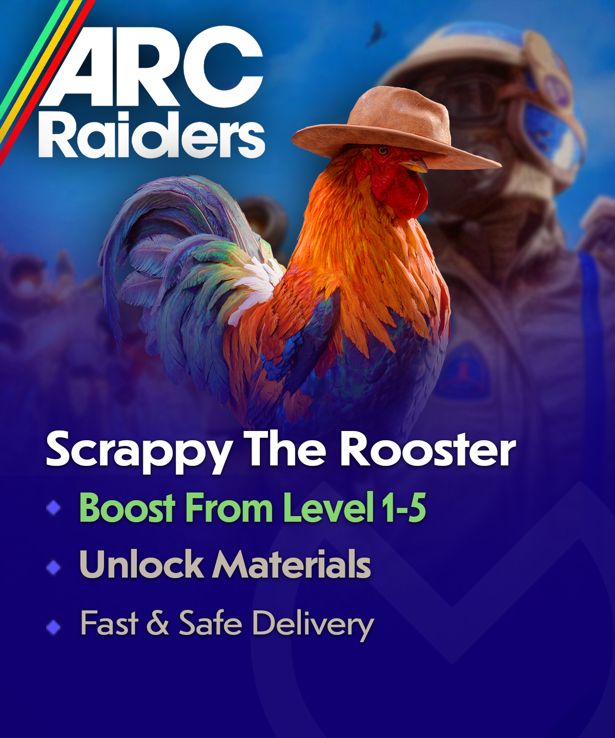 Arc Raiders Scrappy The Rooster Boost Arc Raiders Scrappy The Rooster Boost