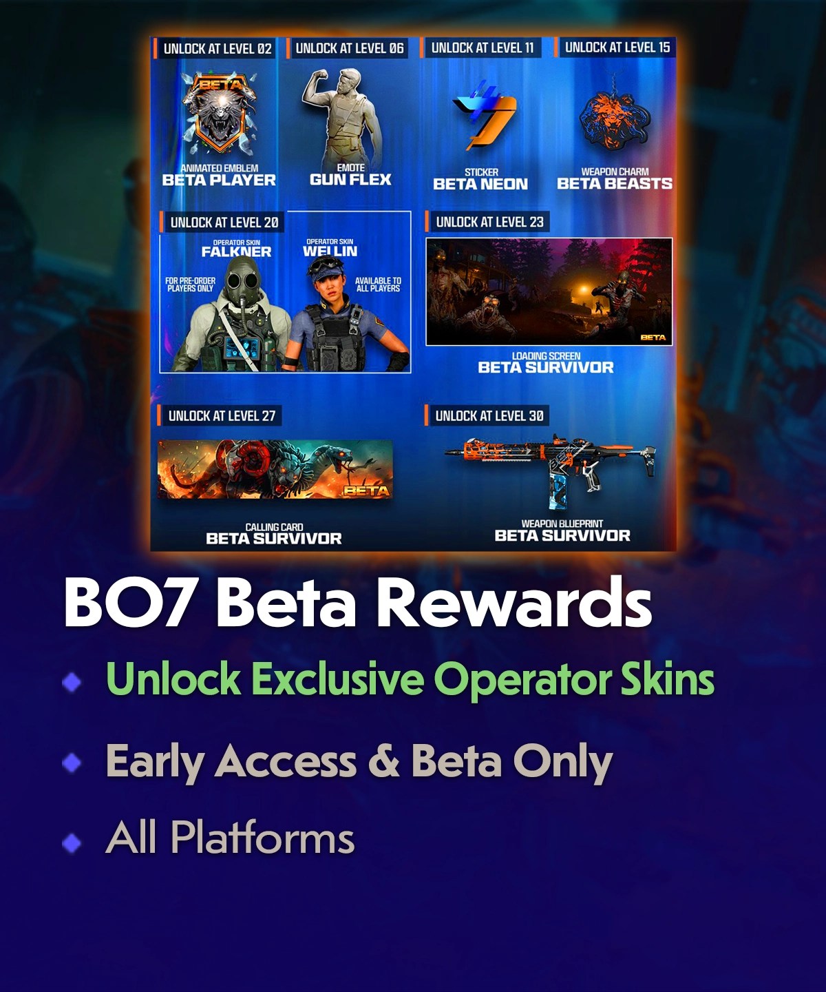 Call Of Duty BO7 Beta Rewards Boost