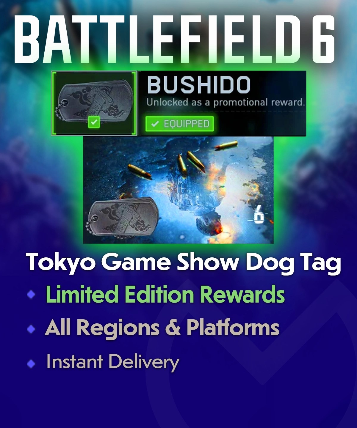 Battlefield 6 Tokyo TGS 2025 Dog Tag Reward Codes
