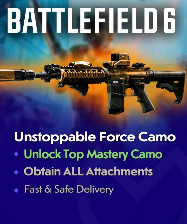 Battlefield 6 Unstoppable Force Camo Boost - Unlock Mastery Skins