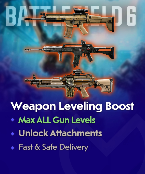 Battlefield 6 Weapon Leveling Boost - Max Mastery Levels