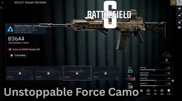 How To Unlock Unstoppable Force Camo BF6