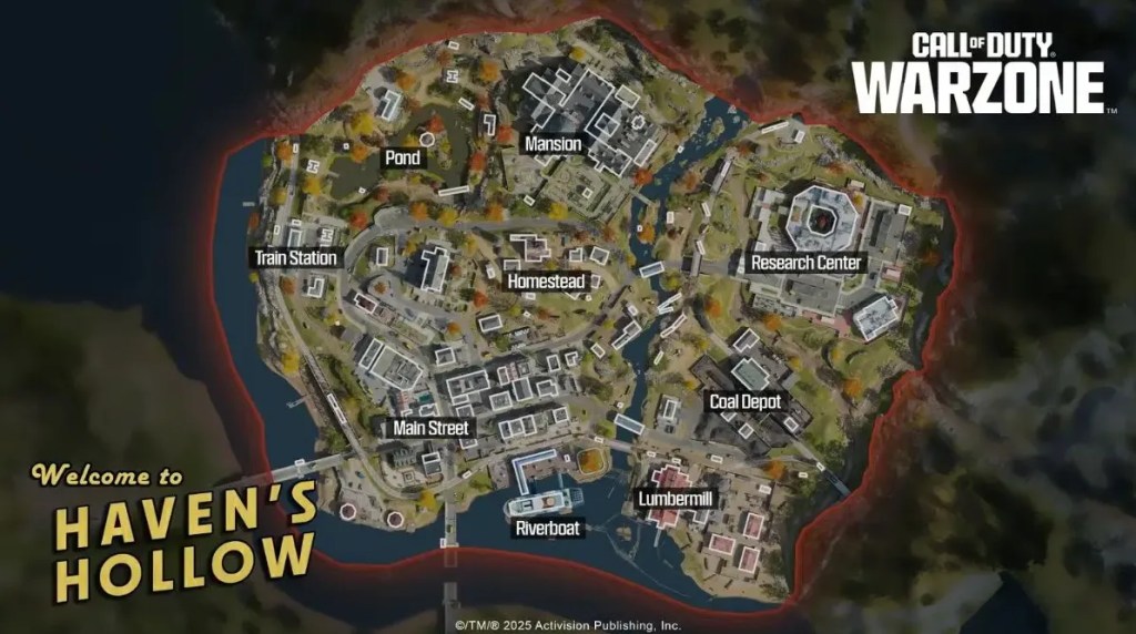 BO7 Haven's Hollow map