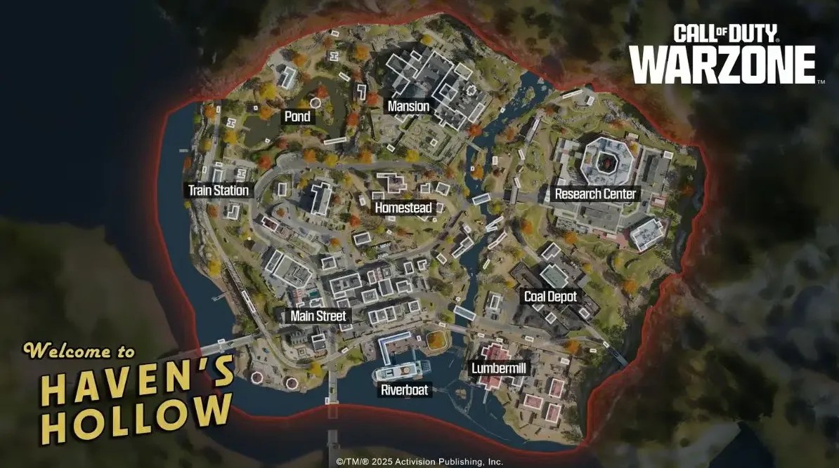 BO7 Haven's Hollow map