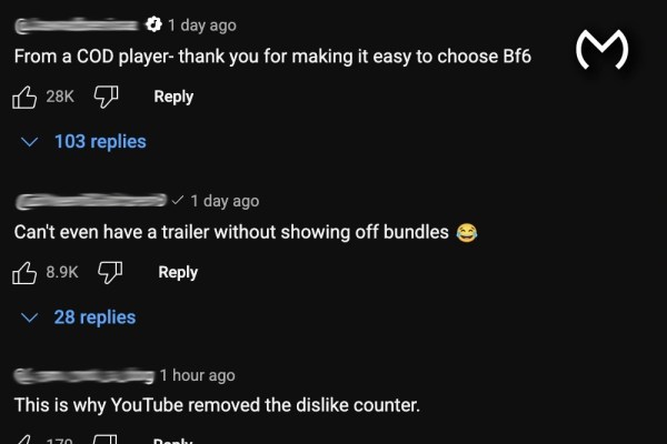 Black Ops 7 Dislikes