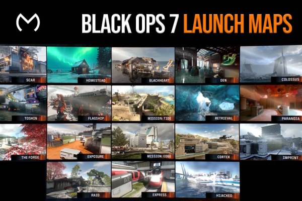 Black Ops 7 Launch Maps