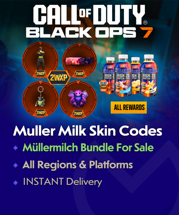 COD BO7 Muller Milk Operator Skin Codes - Müllermilch Bundle