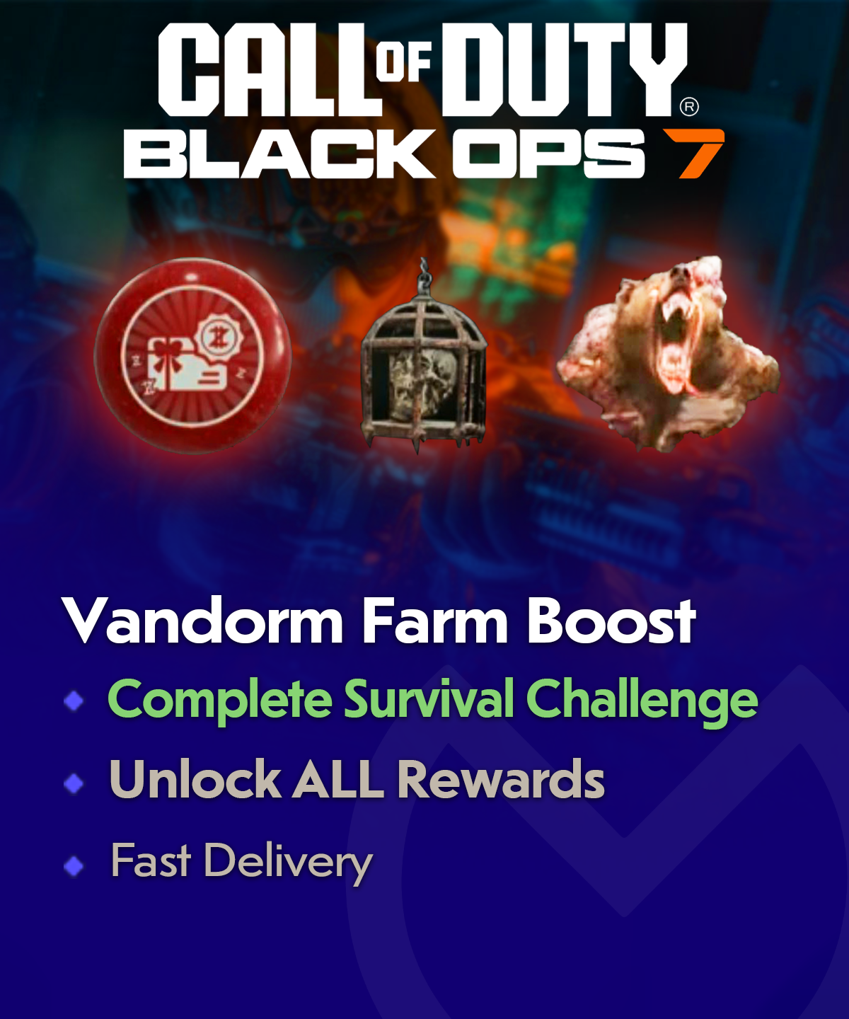 COD BO7 Vandorn Farm Survival Rewards Boost