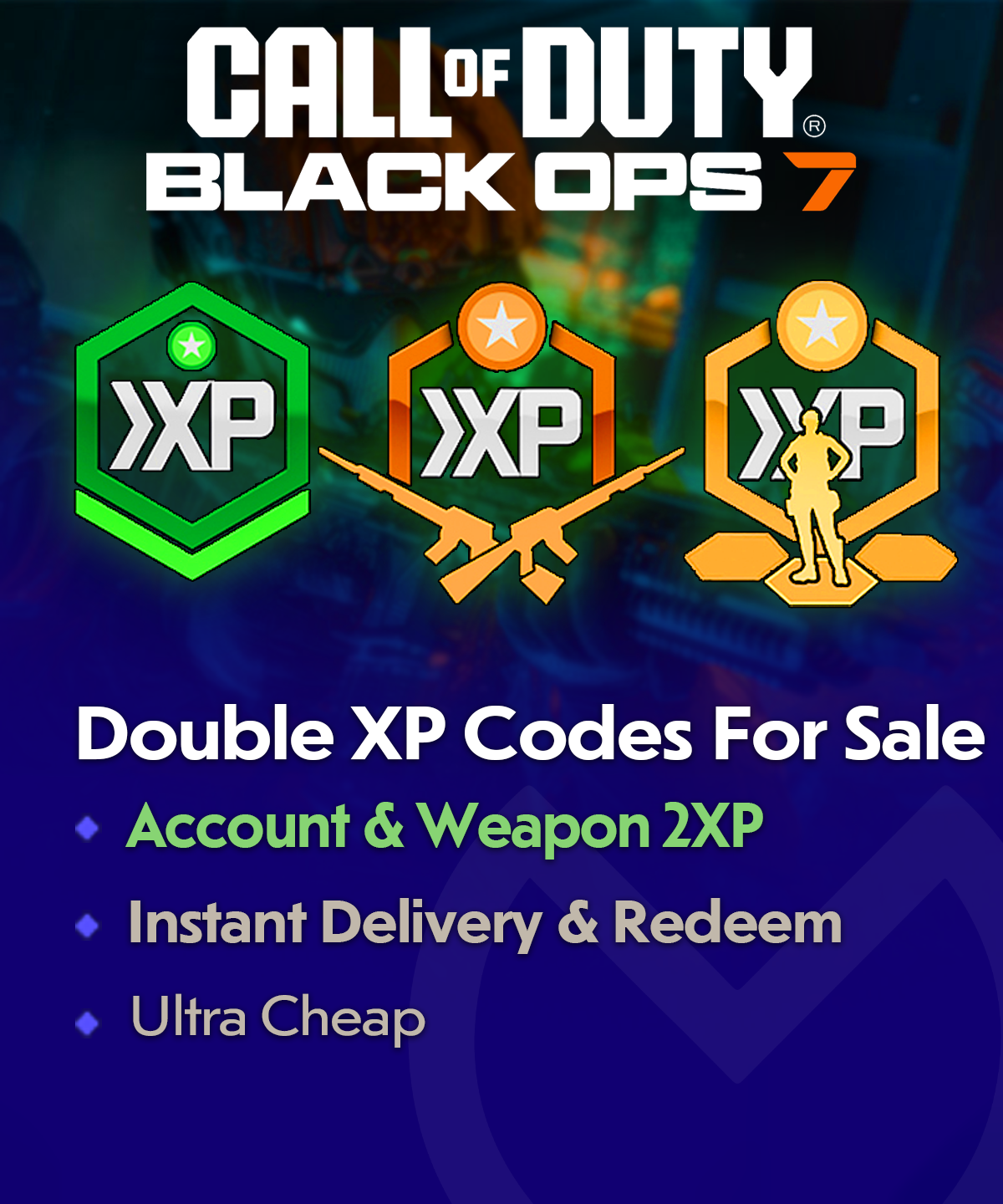 Call of Duty BO7 Double XP Codes For Sale