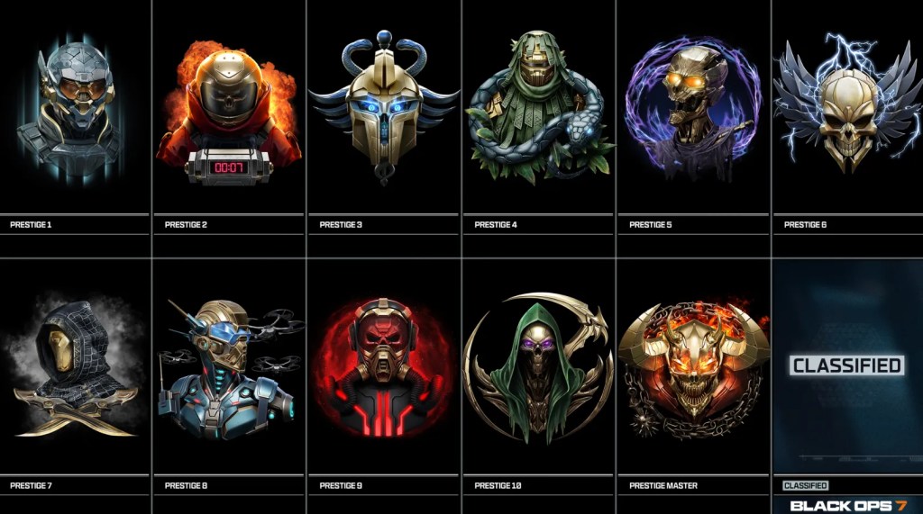 Black Ops 7 Prestige