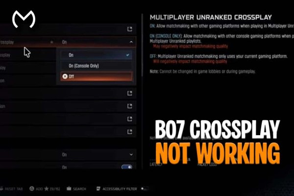 BO7 Crossplay Not Working