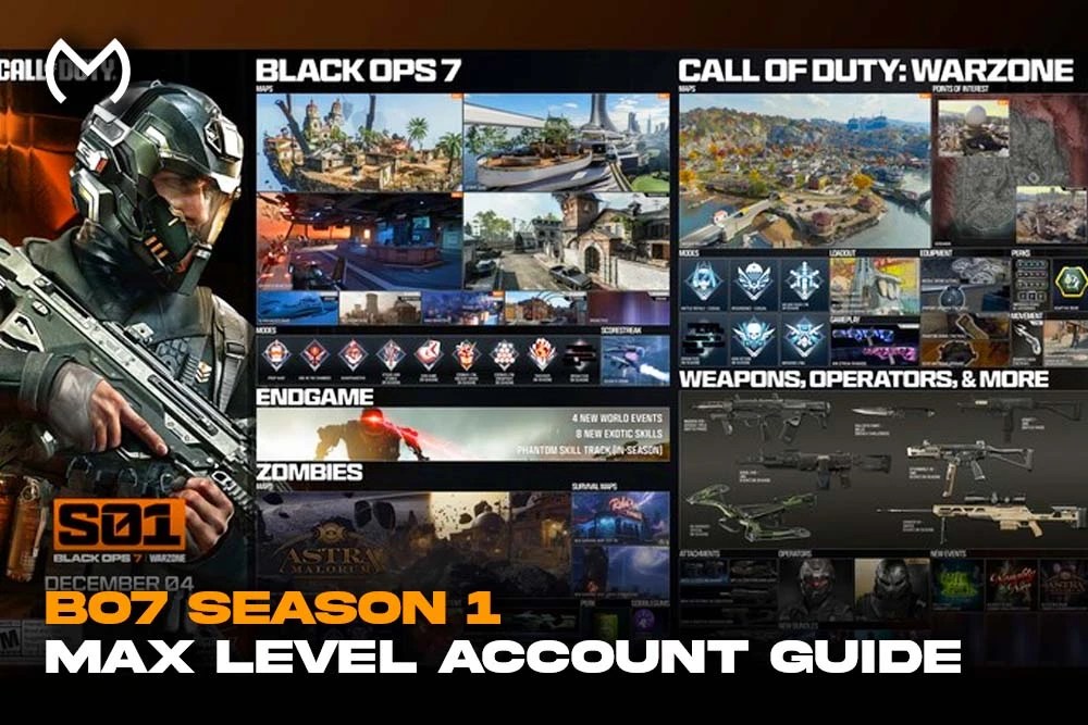 BO7 Season 1 Max Level Account Guide