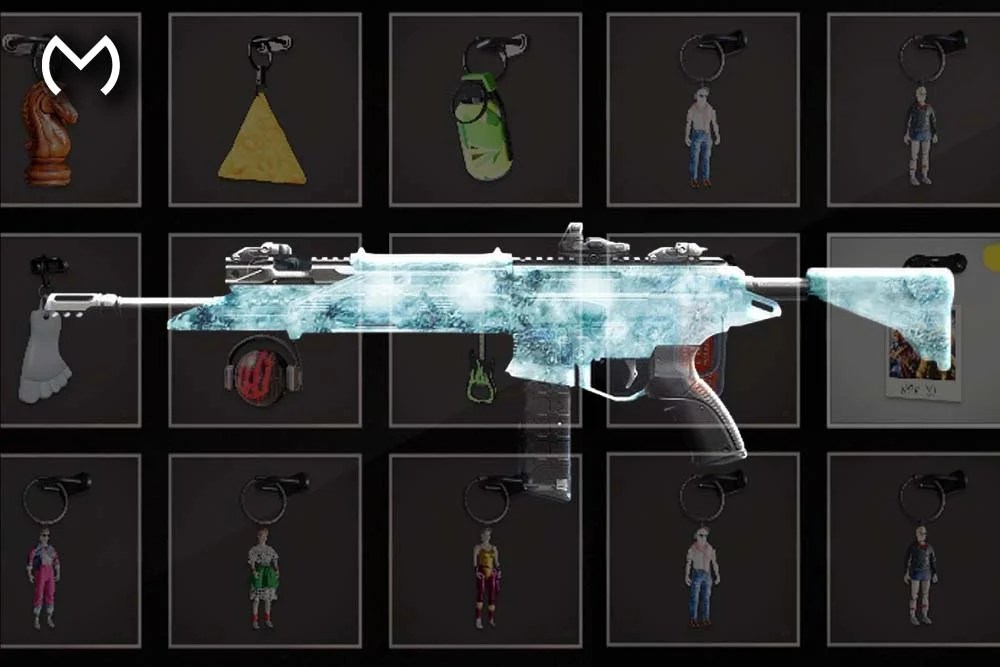 BO7 Snowfall Weapon Charm