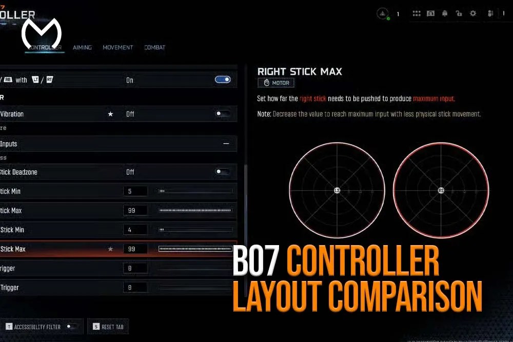 BO7 Controller Layout Comparison