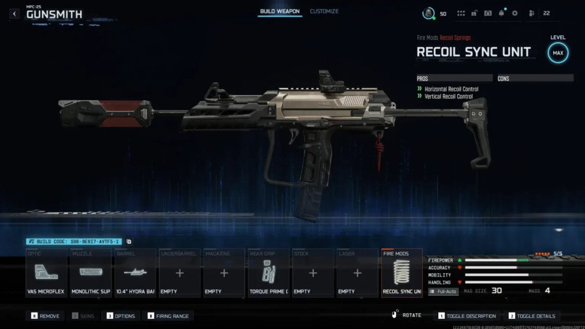 Black Ops 7 MPC‑25 Loadout