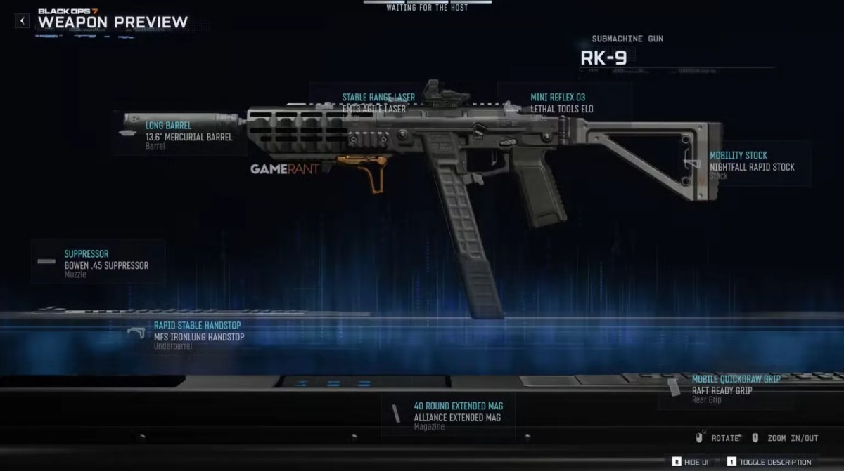RK-9 Loadout Black Ops 7