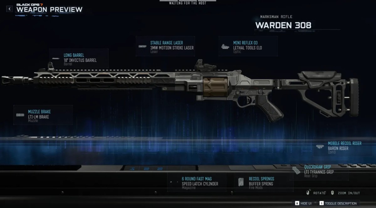 Warden 308 Loadout