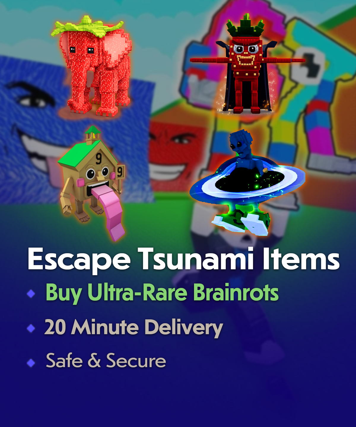 Escape Tsunami For Brainrots Items For Sale