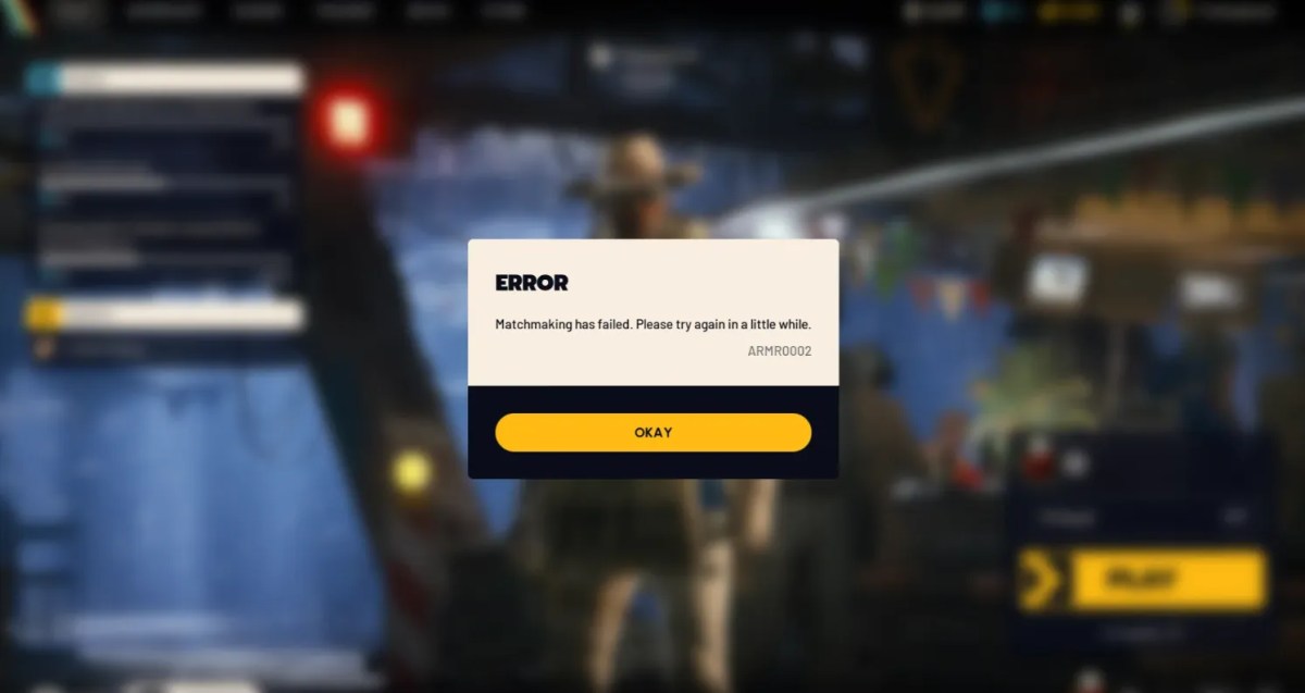 arc raiders matchmaking has failed