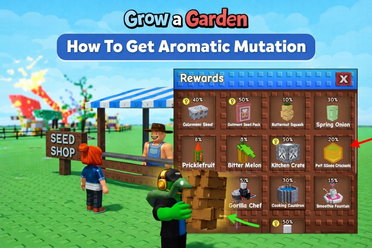 Grow a Garden - How To Get Aromatic Mutation