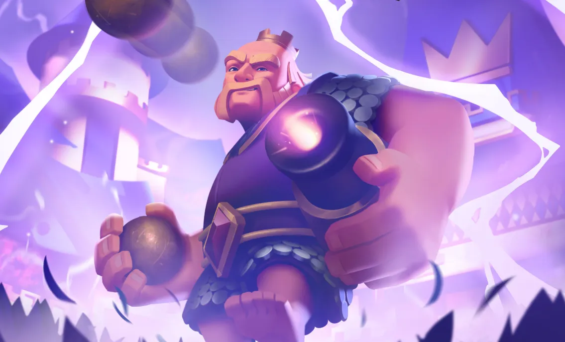 clash royale deck with royal giant​