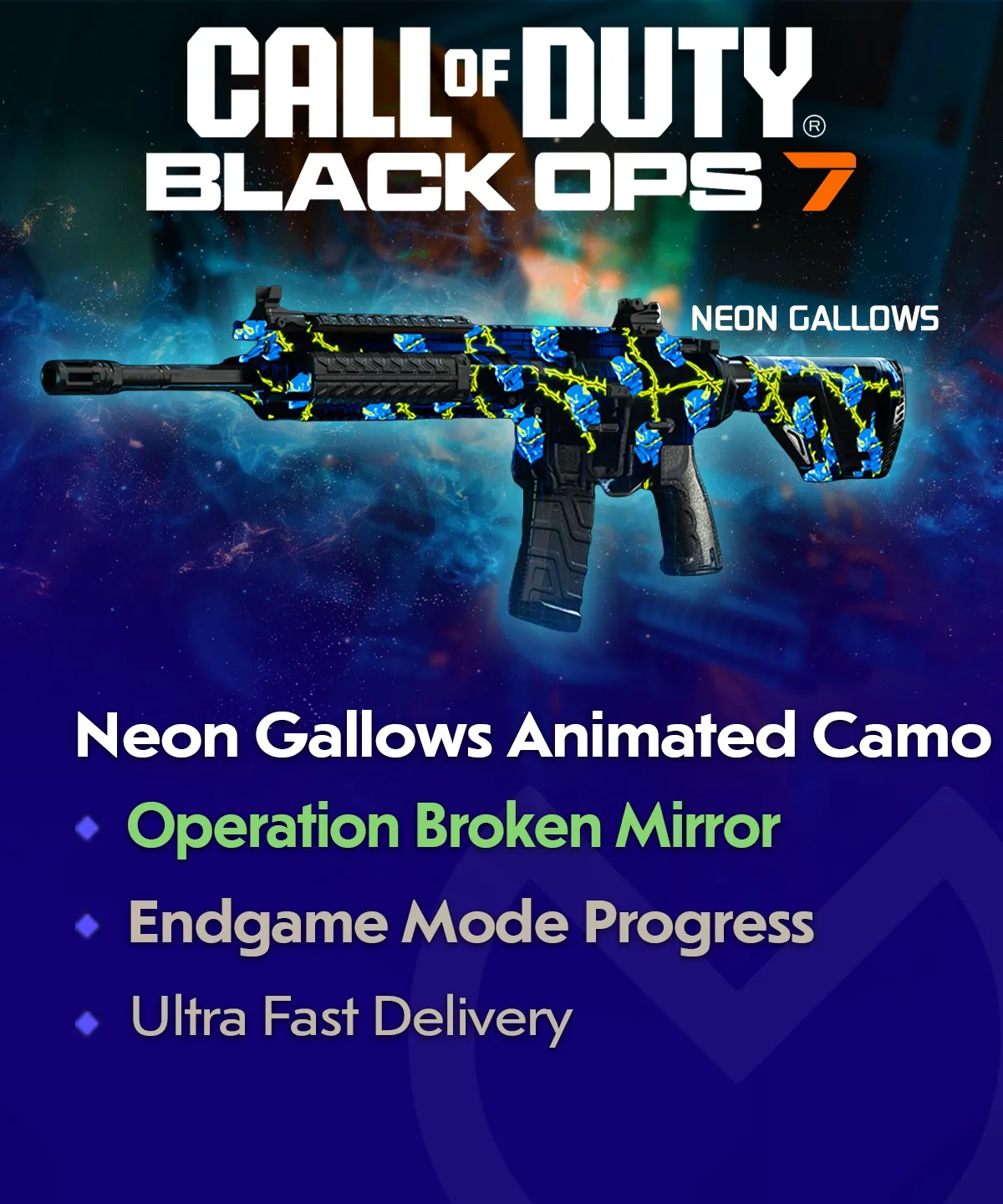 COD BO7 Neon Gallows Unlock - Operation Broken Mirror Boost