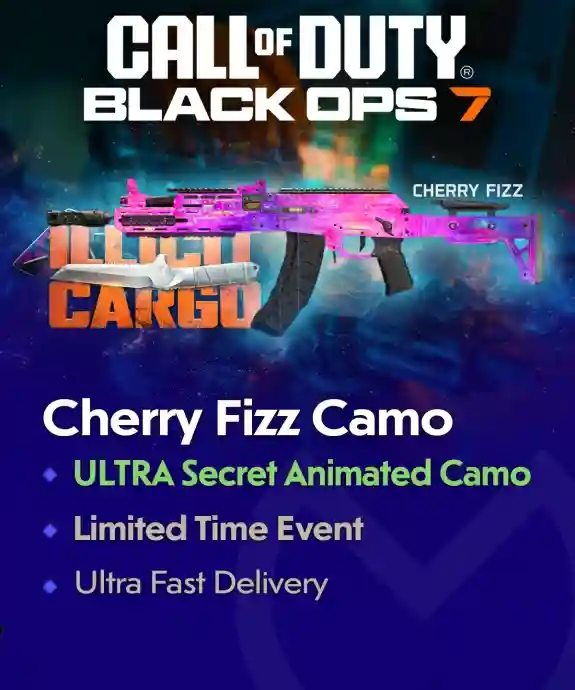 COD BO7 Cherry Fizz Camo Unlock - Illicit Cargo Event - Mitchcactus