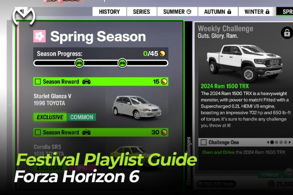Forza Horizon 6 Festival Playlist Rewards