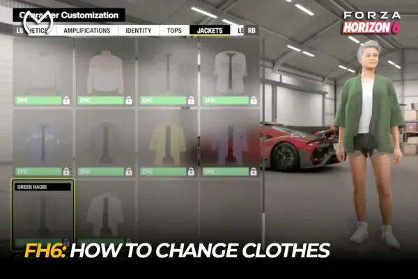 How to Change Clothes in Forza Horizon 6
