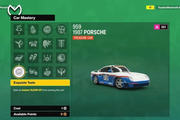 Forza Horizon 6 Car Mastery & Skill Points Guide