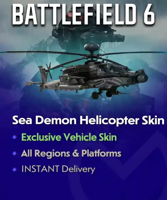 BF6 Sea Demon Helicopter Skin - MitchCactus
