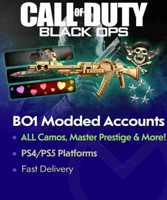 Buy Call of Duty BO1 Modded Accounts