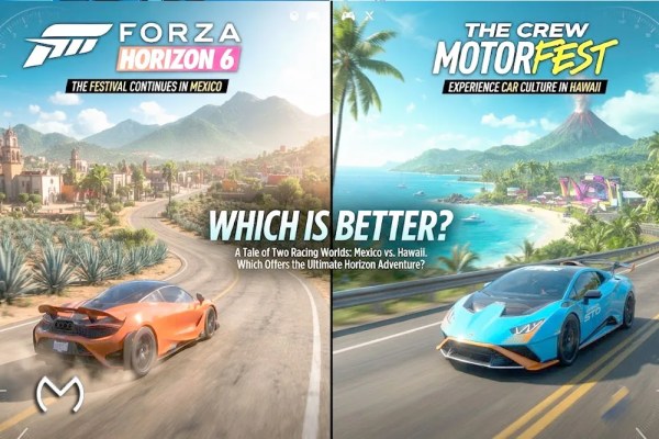 Forza Horizon 6 vs The Crew Motorfest